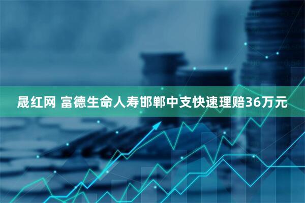晟红网 富德生命人寿邯郸中支快速理赔36万元